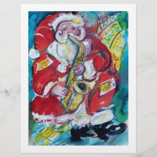 Prospectus 21,6 Cm X 24,94 Cm PÈRE NOËL et SAX