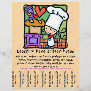 Prospectus 21,6 Cm X 24,94 Cm Petite fille aime enseigner la feuille de larmes d