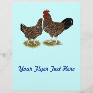 Prospectus 21,6 Cm X 24,94 Cm Poulets Sussex Speckés