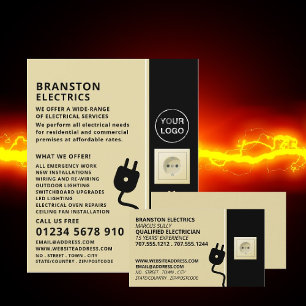 Prospectus 21,6 Cm X 24,94 Cm Prise d'alimentation à deux broches et prise, adve