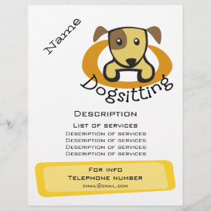 Prospectus 21,6 Cm X 24,94 Cm Promotion de garde de chiens