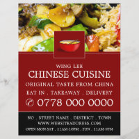 Publicité pour restaurant chinois