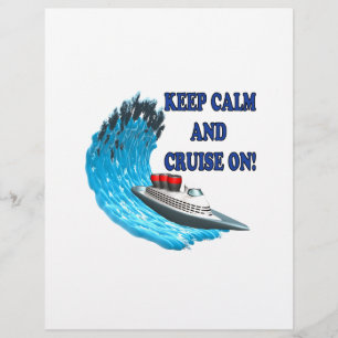 Prospectus 21,6 Cm X 24,94 Cm Restez Calme Et Croisière