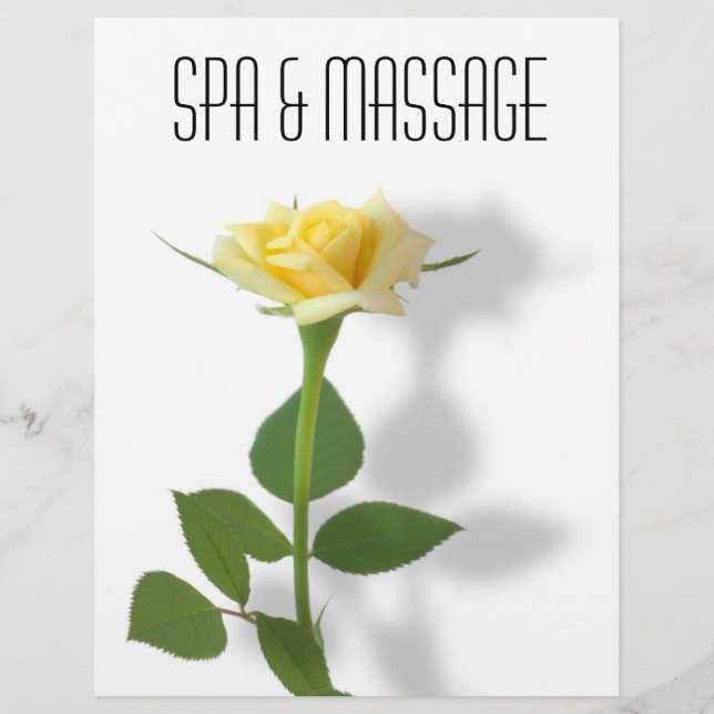 Prospectus 21,6 Cm X 24,94 Cm Rose jaune (Devant)