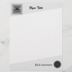 Prospectus 21,6 Cm X 24,94 Cm Ruban de fleurs noires par Kenneth Yoncich