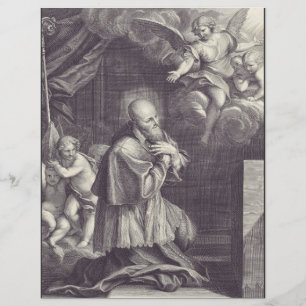 Prospectus 21,6 Cm X 24,94 Cm Saint François de Sales Art en noir et blanc