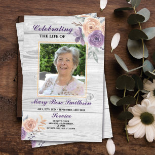 Prospectus 21,6 Cm X 24,94 Cm Service de commande funéraire Célébration de la vi