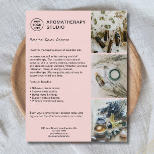 Prospectus 21,6 Cm X 24,94 Cm Spa d'aromathérapie Logo sur mesure Promotions Bus