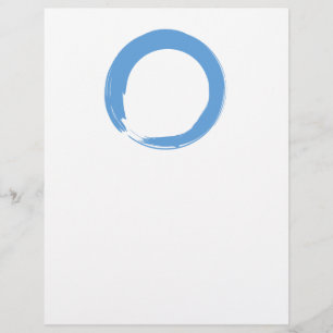 Prospectus 21,6 Cm X 24,94 Cm Symbole bleu ciel Zen