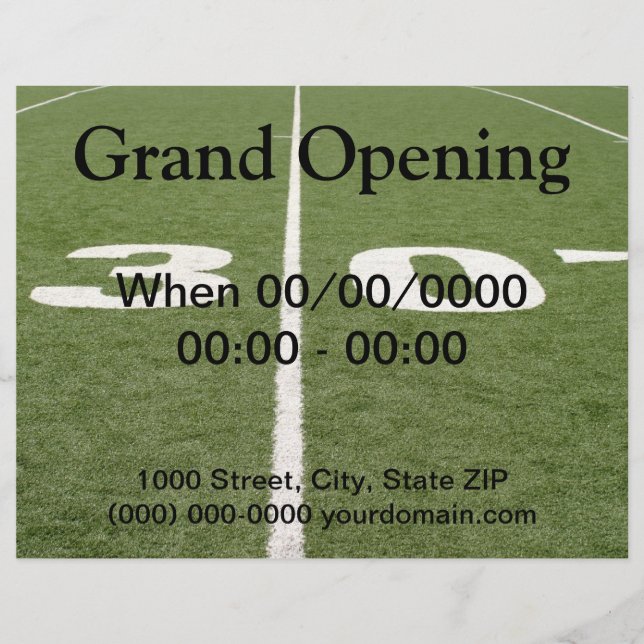 Prospectus 21,6 Cm X 24,94 Cm Terrain de football Trente (Devant)