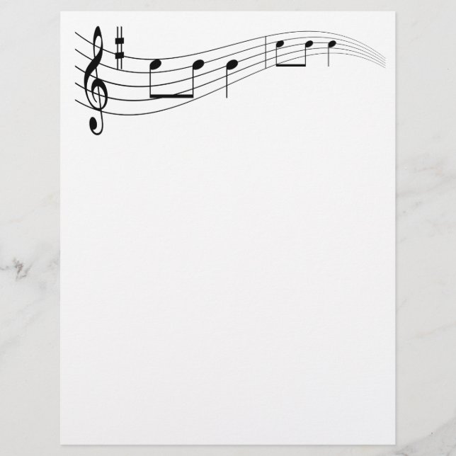 Prospectus 21,6 Cm X 24,94 Cm Texte de musique (Devant)