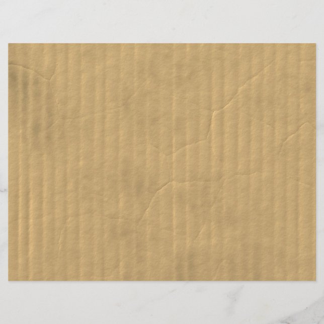 Prospectus 21,6 Cm X 24,94 Cm Texture carton ondulé (Devant)