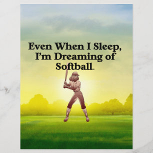 Prospectus 21,6 Cm X 24,94 Cm Top Softball Dreams