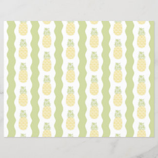 Prospectus 21,6 Cm X 24,94 Cm tropical scrapbooking paper