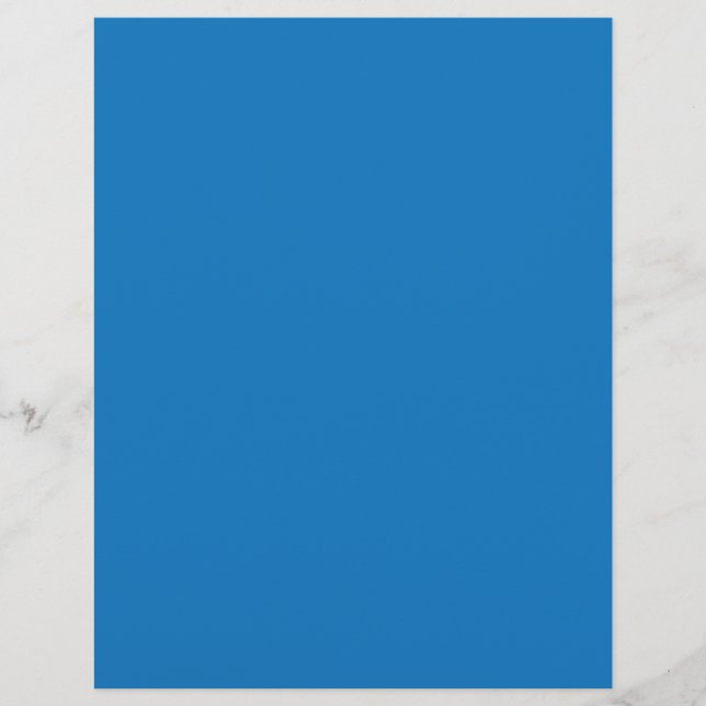 Prospectus 21,6 Cm X 24,94 Cm un arrière - plan bleu avec une horloge noire et b (Devant)