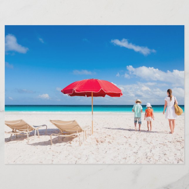 Prospectus 21,6 Cm X 24,94 Cm Vacances en famille (Devant)