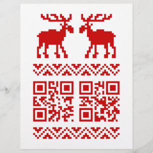 Prospectus 21,6 Cm X 24,94 Cm Vilain Sweater QR Code Bonne année!