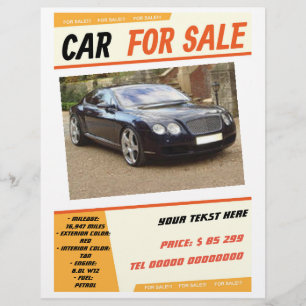 Prospectus 21,6 Cm X 24,94 Cm Votre voiture à vendre flyer
