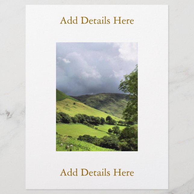 PROSPECTUS 21,6 CM X 24,94 CM VUES DES ALLES (Devant)