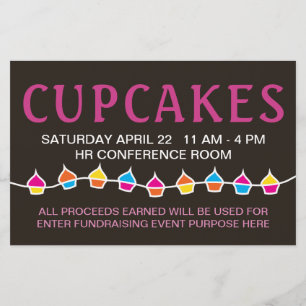 prospectus de vente de cupcake