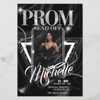 Prospectus Fête d'ENVOI PROM Diamond Glamour Personnalisé