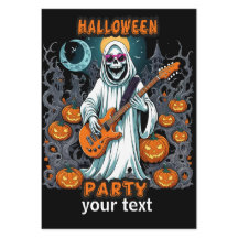 flyer de la fête d'halloween