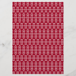 Prospectus Motif géométrique rouge rétro