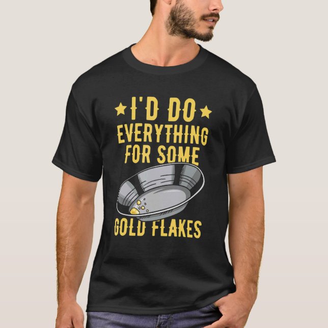 Prospektion von Gold-Digging-Angebot für einen Gol T-Shirt (Vorderseite)