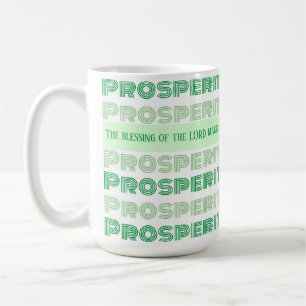Prosperity Bible Verse Sprichwörter Kaffeetasse