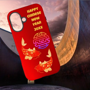Prosperity Koi Chinesisch Neujahr iPhone 16 Fall Hülle