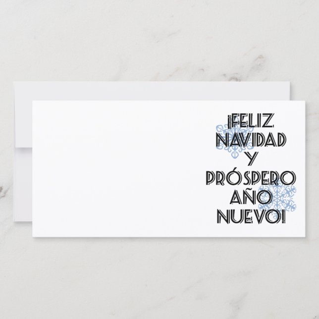Prospero Ano Nuevo - carte photo de Feliz Navidad (Devant)