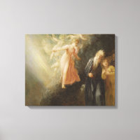 Prospero, Miranda und Ariel, aus "The Tempest", c