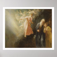 Prospero, Miranda und Ariel, aus "The Tempest", c