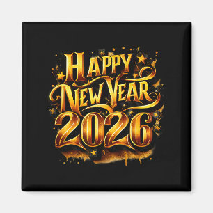 Prost auf 2026 Frohes Neujahrsfest Magnet