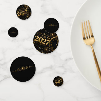 Prost auf 2027 konfetti