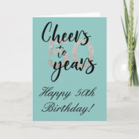 Prost auf 50 Jahre Alles Gute zum Geburtstag 50.
