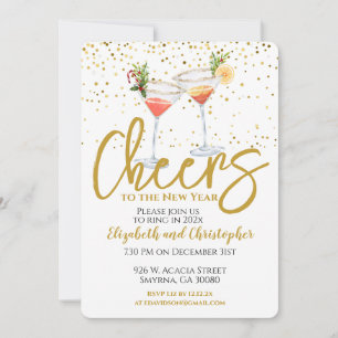 Prost auf die Silvesterparty Einladung