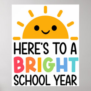 Prost auf ein helles Schuljahr Poster