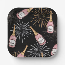Prost aufs Neue Jahr Champagner & Feuerwerk