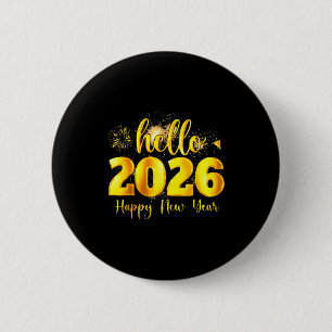 Prost aufs neue Jahr Frohes neues Jahr 2026 Party Button