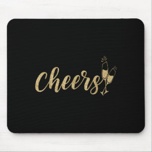 Prost aufs neue Jahr Frohes neues Jahr 2026 Party Mousepad