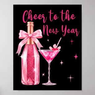 Prost aufs neue Jahr Frohes neues Jahr 2026 Party Poster