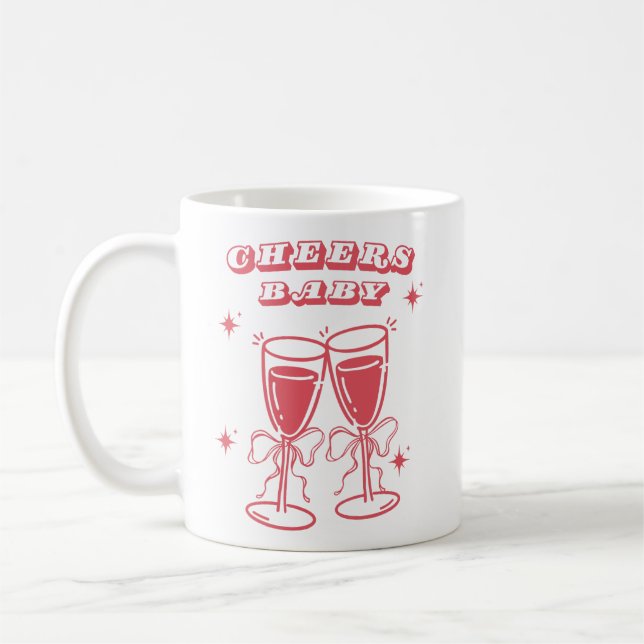 Prost Baby Champagner-Tasse Kaffeetasse (Links)