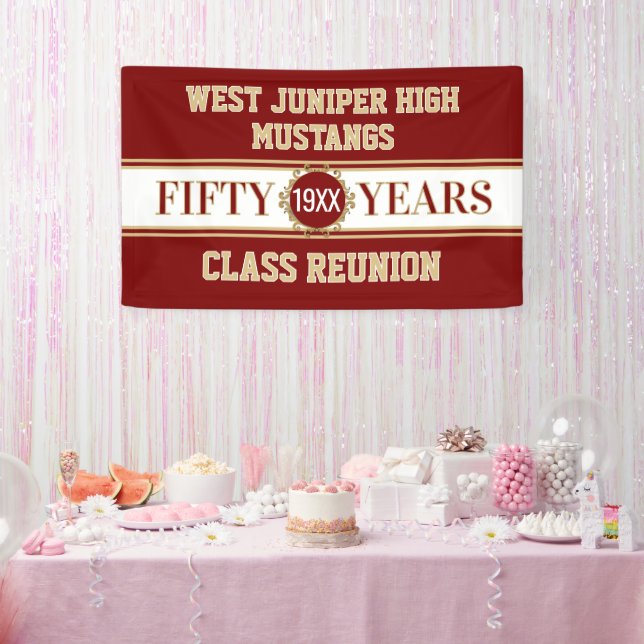 Prost! Banner zum 50. Klassentreffen (Party)