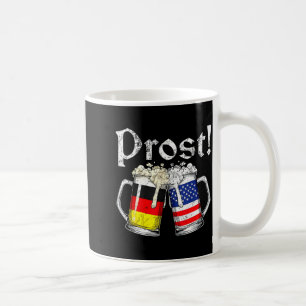 Prost Bier Deutsch-Amerikanische Flagge Männer Tas Kaffeetasse