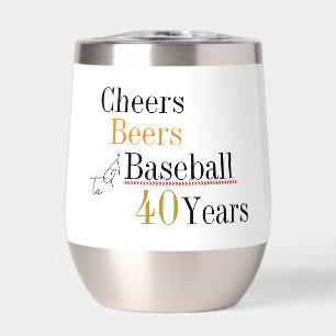 Prost Bier und Baseball 40. Geburtstagsfeier