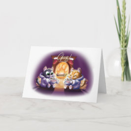 PROST! COCOA CATS (matte) von Jeff Willis Art Karte