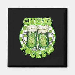 Prost Fcckers St. Patricks Day Irisches Kleeblatt Magnet