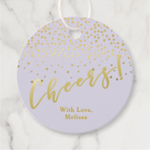 Prost! | Glamour Gold Glitzern Lavendel