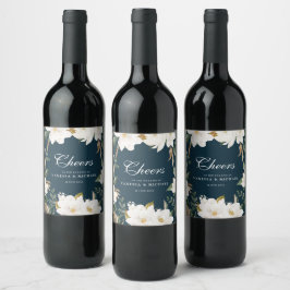 PROST | Hochzeit von Aquarellfarben Weinetikett